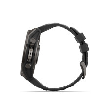 Garmin Fenix 9 - 51mm, Carbon Grey DLC Titanium with Black Silicone Band