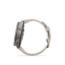 Garmin Fenix 9 Pro - inReach, 43mm Titanium with Fog Grey / Dark Sandstone Silicone Band