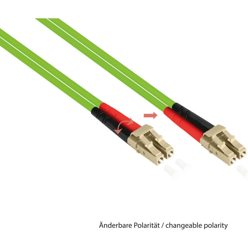 Good Connections LWL Dpx Patch Cable OM5 MM 50 / 125Á LC / SC 10m