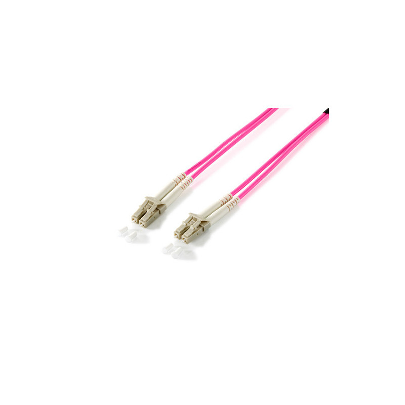 Equip Patch cable LC- LC 10.00m Multimode Duplex OM4 violet Polybag