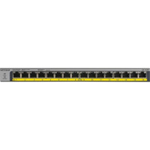 NETGEAR GS116LP PoE komutatorius 16 Port Gigabito Ethernet LAN komutatorius su 16x PoE+ 76W (Prijunk ir naudok tinklo ko NETGEAR GS116LP PoE komutatorius 16 Port Gigabito Ethernet LAN komutatorius su 16x PoE+ 76W (Prijunk ir naudok tinklo ko