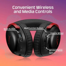 Headphones HyperX Cloud III Wireless Red (A59Z0AA)