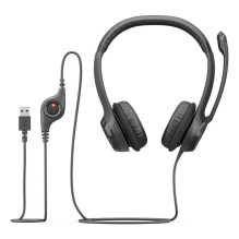 Logitech Ausinės su mikrofonu H390 USB-C stereofoninės Logitech Ausinės su mikrofonu H390 USB-C stereofoninės