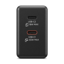 Lenovo Dual USB-C 65W GaN įkroviklis Lenovo Dual USB-C 65W GaN įkroviklis