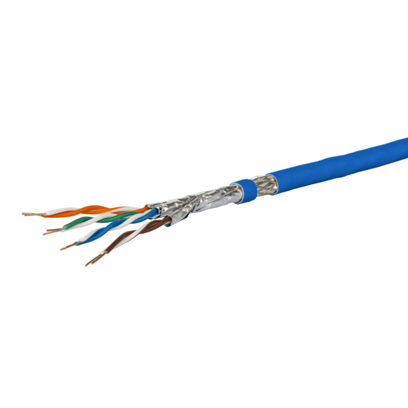 METZ CONNECT 1308427B34145 network cable Blue 100 m Cat7a S / FTP (S-STP)