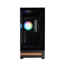 Zalman P40 NAMU, ATX Mid Tower PC Case, 4 x 120mm ARGB Fans, Black