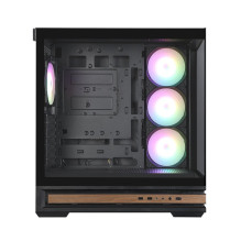Zalman P40 NAMU, ATX Mid Tower PC Case, 4 x 120mm ARGB Fans, Black