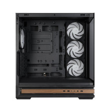 Zalman P40 NAMU, ATX Mid Tower PC Case, 4 x 120mm ARGB Fans, Black