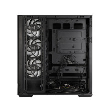 Zalman P40 NAMU, ATX Mid Tower PC Case, 4 x 120mm ARGB Fans, Black