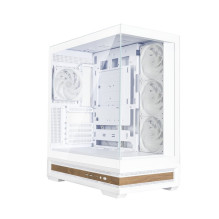 Zalman P40 NAMU, ATX Mid Tower PC Case, 4 x 120mm ARGB Fans, White