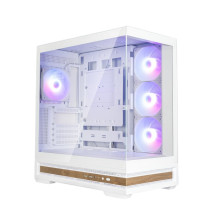 Zalman P40 NAMU, ATX Mid Tower PC Case, 4 x 120mm ARGB Fans, White