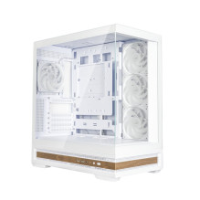 Zalman P40 NAMU, ATX Mid Tower PC Case, 4 x 120mm ARGB Fans, White
