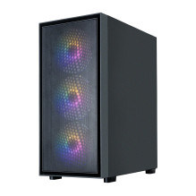 Zalman S6, ATX Mid Tower PC Case, 3 x 140mm FRGB Fans, 1 x 120mm FRGB Fans, Black