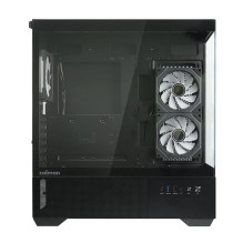 Zalman CHRONIX V2, ATX Mid Tower PC Case, 3 x 120mm ARGB Fans, Black