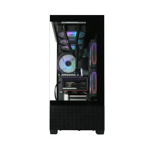 Zalman CHRONIX V2, ATX Mid Tower PC Case, 3 x 120mm ARGB Fans, Black
