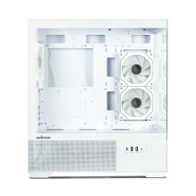 Zalman CHRONIX V2, ATX Mid Tower PC Case, 3 x 120mm ARGB Fans, White