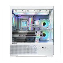 Zalman CHRONIX V2, ATX Mid Tower PC Case, 3 x 120mm ARGB Fans, White