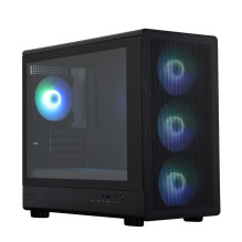 Zalman M5, mATX Mini Tower PC Case, 120mm ARGB x 4, Black