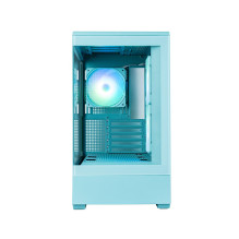 Zalman P30 V2, mATX Mini Tower PC Case, 3 x 120mm ARGB Fans, Mint