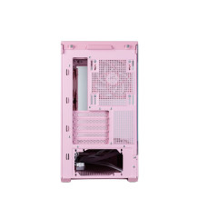 Zalman P30 V2, mATX Mini Tower PC Case, 3 x 120mm ARGB Fans, Pink