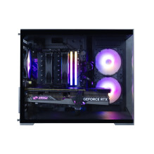 Zalman D30, mATX Mini Tower PC Case, 3 x 120mm ARGB Fans, Black