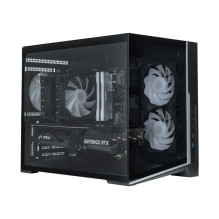 Zalman D30, mATX Mini Tower PC Case, 3 x 120mm ARGB Fans, Black