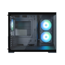 Zalman D30, mATX Mini Tower PC Case, 3 x 120mm ARGB Fans, Black