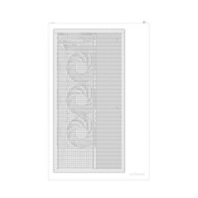 Zalman D40, ATX Mid Tower PC Case, 7 x 120mm ARGB Fans, White