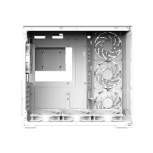 Zalman D40, ATX Mid Tower PC Case, 7 x 120mm ARGB Fans, White