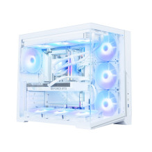 Zalman D40, ATX Mid Tower PC Case, 7 x 120mm ARGB Fans, White