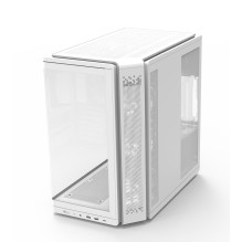 Zalman P60, ATX Mid Tower PC Case, 5 x 120mm ARGB Fans, White