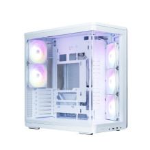 Zalman P60, ATX Mid Tower PC Case, 5 x 120mm ARGB Fans, White