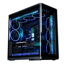 Zalman P60, ATX Mid Tower PC Case, 5 x 120mm ARGB Fans, Black