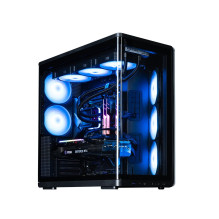 Zalman P60, ATX Mid Tower PC Case, 5 x 120mm ARGB Fans, Black