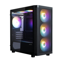 Zalman M4 SE, mATX Mini Tower PC Case, 6 x 120mm FRGB Fans, Black