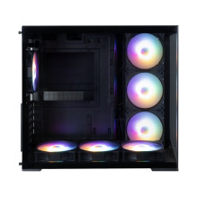 Zalman D40F, ATX Mid Tower PC Case, 7 x 120mm FRGB Fans, Black