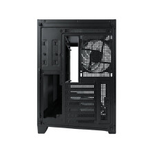 Zalman D40F, ATX Mid Tower PC Case, 7 x 120mm FRGB Fans, Black