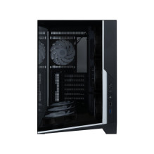 Zalman D40F, ATX Mid Tower PC Case, 7 x 120mm FRGB Fans, Black