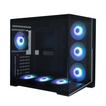 Zalman D40, ATX Mid Tower PC Case, 7 x 120mm ARGB Fans, Black