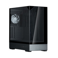 Zalman P40 PRISM PLUS, ATX Mid Tower PC Case, 4 x 120mm ARGB Fans, Black