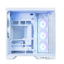 Zalman D50, ATX Mid Tower PC Case, 3 x 120mm Fans, White
