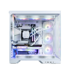 Zalman D50, ATX Mid Tower PC Case, 3 x 120mm Fans, White