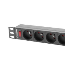 LANBERG maitinimo lizdas, stovas, 19' (1U, 16A, 9x 230V PL) LANBERG maitinimo lizdas, stovas, 19' (1U, 16A, 9x 230V PL)
