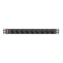 LANBERG maitinimo lizdas, stovas, 19' (1U, 16A, 9x 230V PL) LANBERG maitinimo lizdas, stovas, 19' (1U, 16A, 9x 230V PL)