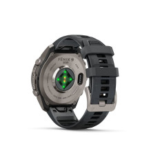 Garmin Fenix 9 Pro - inReach, 47mm Titanium with Graphite / Black Silicone Band