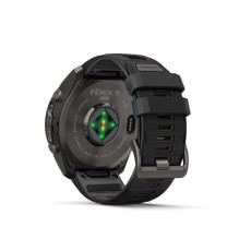 Garmin Fenix 9 Pro - inReach, 51mm Carbon Gray DLC Titanium with Black / Pebble Grey Silicone Band