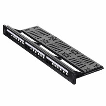 Lanberg PPKS-1124-B pataisų skydelis 1U Lanberg PPKS-1124-B pataisų skydelis 1U