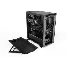 Midi be quiet! PURE BASE 500 juodas langas Midi be quiet! PURE BASE 500 juodas langas