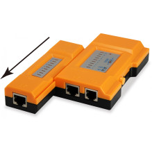 Equip Tinklo kabelių testeris, skirtas RJ45 / RJ11 / RJ12 kabeliams