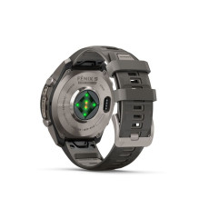 Garmin Fenix 9 Pro - inReach, Solar, 47mm Titanium with Pebble Grey Silicone Band